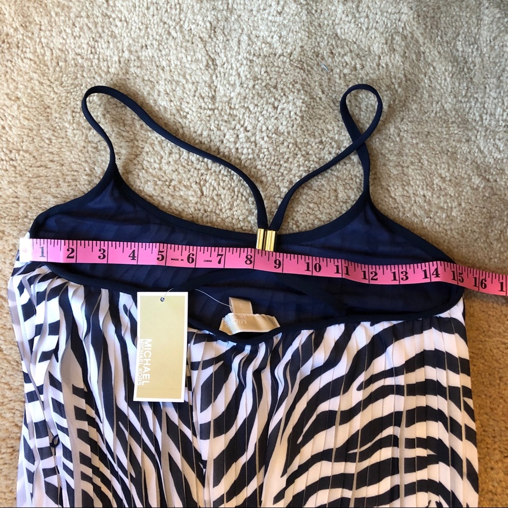 🚨SOLD🚨NWT Michael Michael Kors Zebra Maxi Dress - Picture 9 of 9